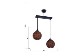 Hasır ve Rattan Avizeler 023