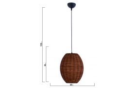 Hasır ve Rattan Avizeler 016