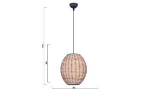 Hasır ve Rattan Avizeler 016